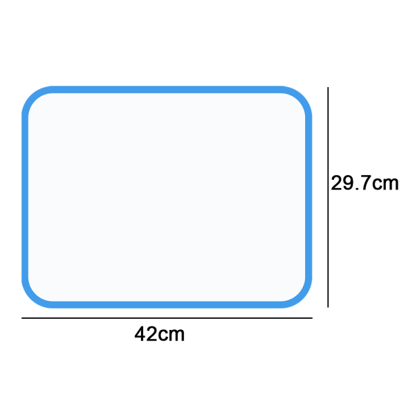 Magnetisk dobbeltsidig liten whiteboard Magnetisk hard whiteboard