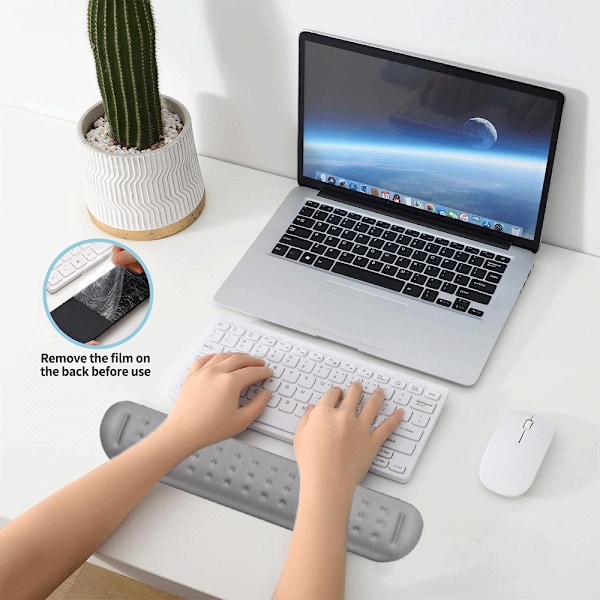 Ultra fint Memory Foam tastatur håndledsstøtte blød gel ergonomisk
