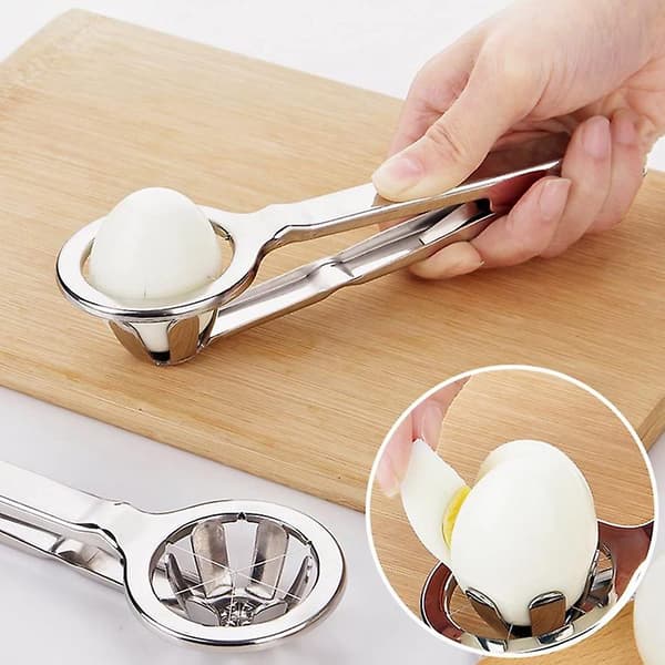 Kitchen Egg Slicer Non-slip Practical Kitchen Tool Cutting Egg Wedge Slicer For Hotel