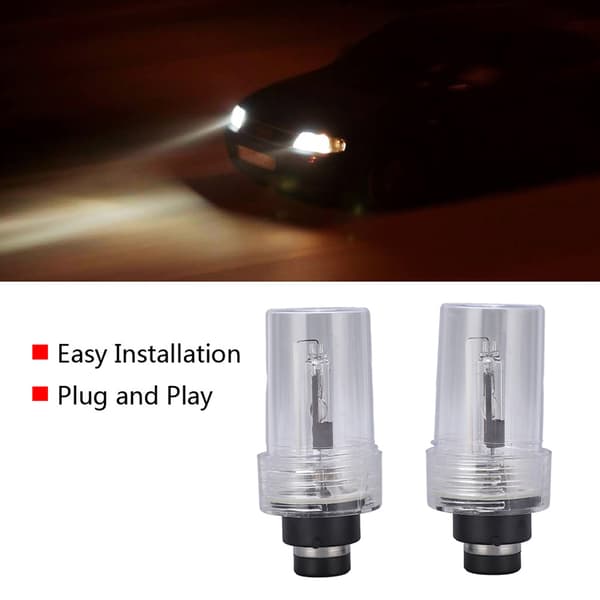 2 stk D2R 6000K 35W Xenon-lamper til bil, erstatningslamper for frontlys