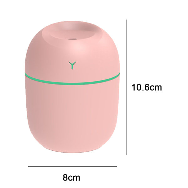 Bærbar Mini Luftfukter, Liten Kaldtåke Luftfukter, USB