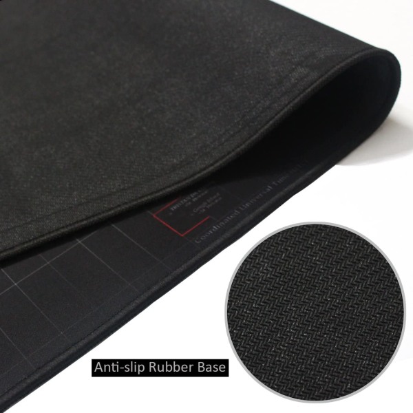 Mouse Mat Non-Slip Mousepad Rubber Base and Stitched Edges for Game Players, Office, Study, Aurora Light Pattern