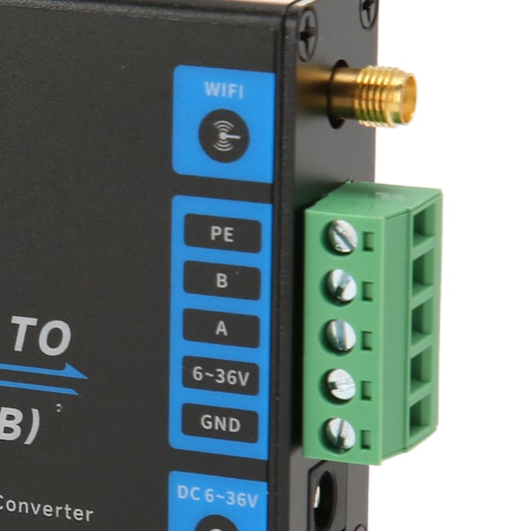 RS232 RS485 Seriell till Ethernet Adapter Professionell Transparent Transmission Seriell till WiFi Ethernet Trådlös Konverter