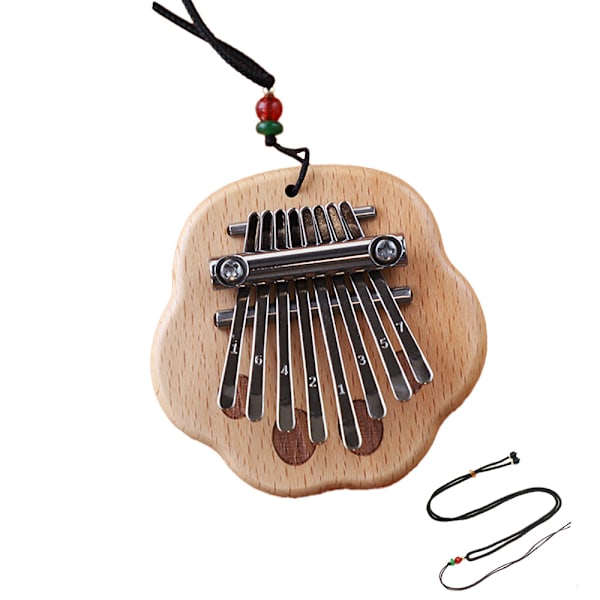 Tre Kalimba Finger Thumb Piano Marimba Musikalsk godt tilbehør