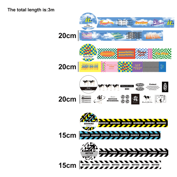 5 ruller guldfolie Washi tape, pastelfarvet dekorativ maskeringstape til