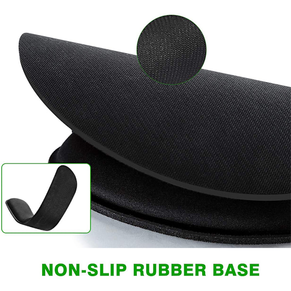 Tangentbordsarmstöd och musmatta med handledsstöd, Memory Foam set för dator/laptop/Mac, hållbart och bekvämt och lätt för lätt att skriva och