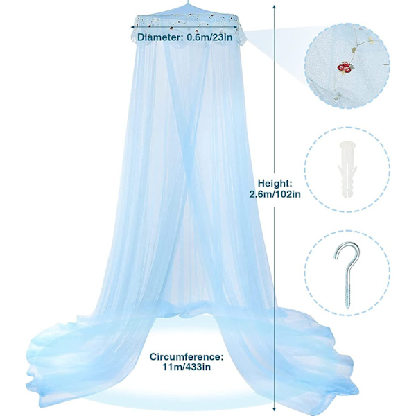 Myggenet seng, sengetæppe, queen size enkeltseng, dobbeltseng,
