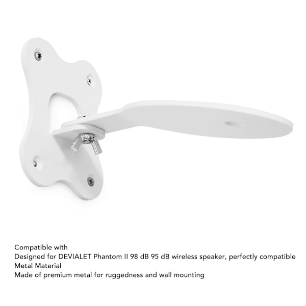 Trådløs høyttaler veggmontert brakett metallhøyttaler veggbrakett for DEVIALET Phantom II 98 DB 95 DB trådløse høyttalere