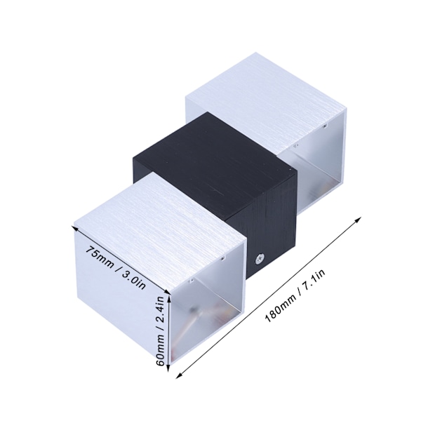 Modern Cob LED Vägglampa, Aluminiumlegering Akryl Vägglampa, Perfekt För Inomhus Utomhus Dekor, Sovrums- och Gårdsbelysning, Energisparande Design,