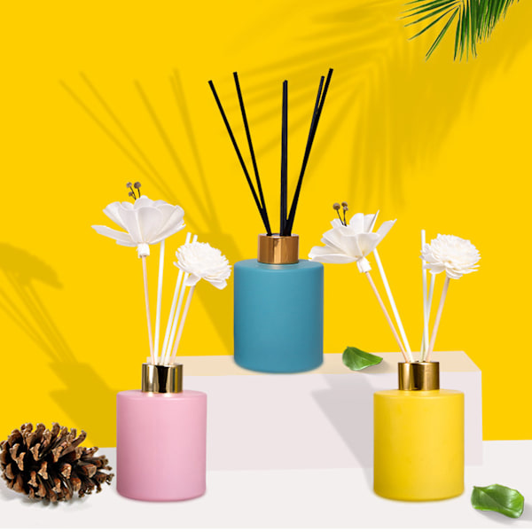 Botanisk Rördiffuser För Hemmet, Festlig Blomdoft, Premiumkvalitet, Naturliga Växtextrakt & Kryddor, Långvarig