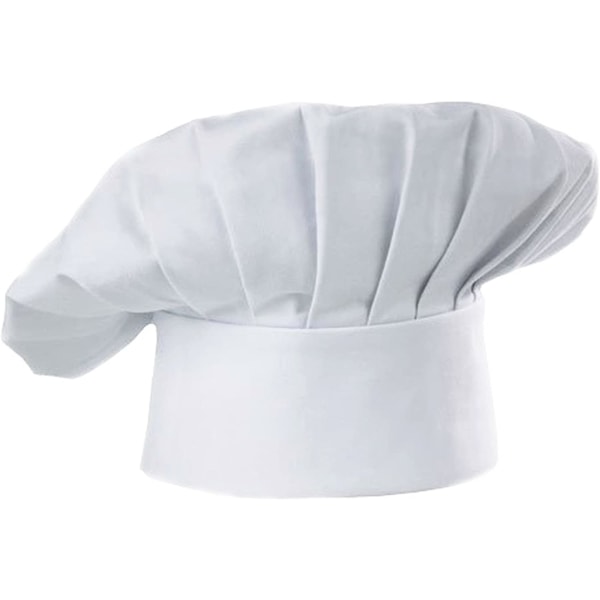 Keittiömestarin hattu aikuisille säädettävä elastinen leipuri keittiön ruoanlaitto Chef Cap