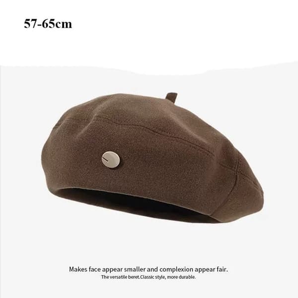 Dam Baskrar Vinterhattar KAFFE 57-65CM Kaffe Coffee[TT] Coffee 55-59cm
