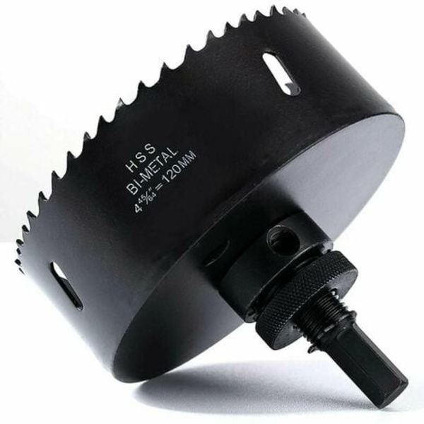 120mm Bi-Metal Hulsav, M42 HSS Bi-Metal Hulsav med Center