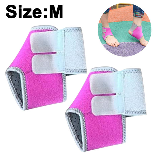 2 Pcs Kids Child Adjustable Non Slip Ankle Tendon Compression