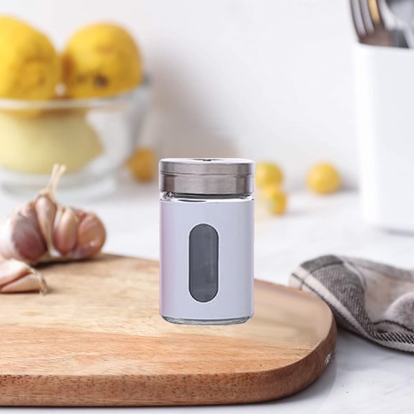 Glass Salt og Peber Shakere | 6-Styks Pakke | Bedst til Hjemmet