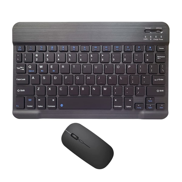 Rechargeable Bluetooth Keyboard and Mouse Combo Ultra-Slim Portable Compact Wireless Mouse Keyboard