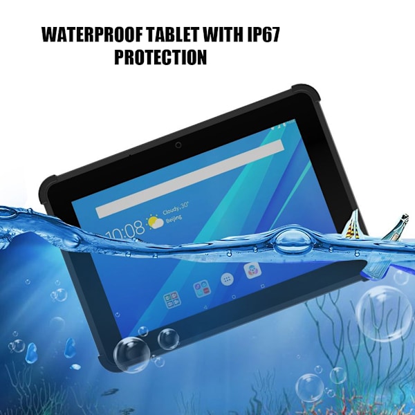 F7 10,1 tum för INTEL Z8350 RK3399 för WIN10 3-säkerhet Tablet 4+64G Med NYCKELkod EU 100-240V