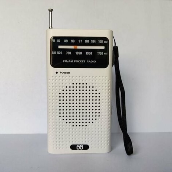 Bärbar Radio Radio Station Transistor Pocket Radio Liten FM