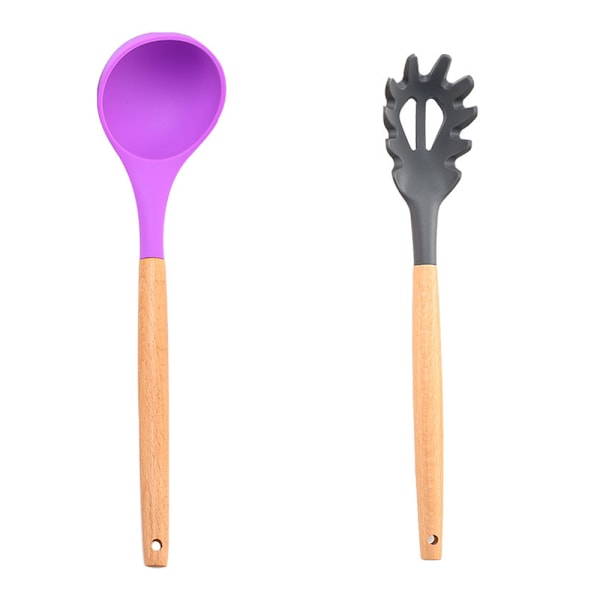 Kök Silikon Matlagningsredskap Set - 2 st Non-stick Värme
