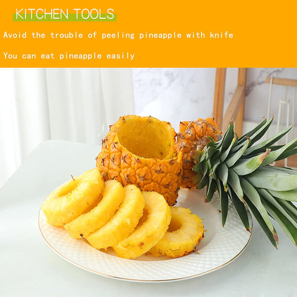 Ananasborr- och skärverktyg, ananas i rostfritt stål