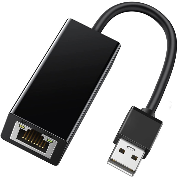 Ethernet-sovitin USB 2.0 - 10 100 verkko RJ45 LAN kiinteä