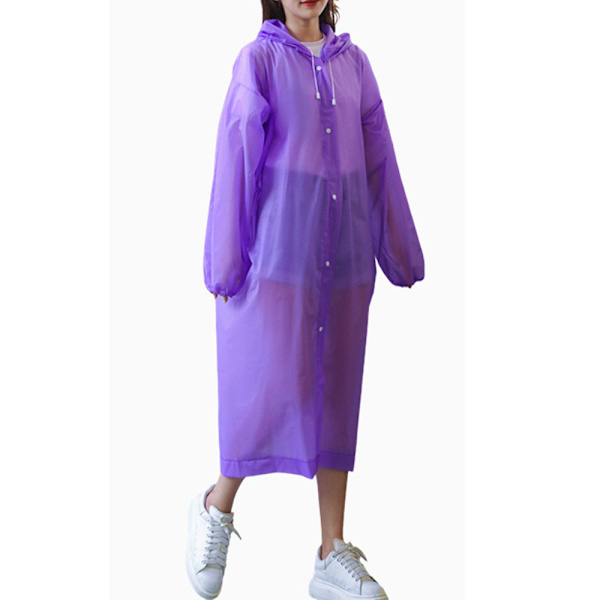 Regnrock (2-pack) - EVA-regnponcho för kvinnor och män,