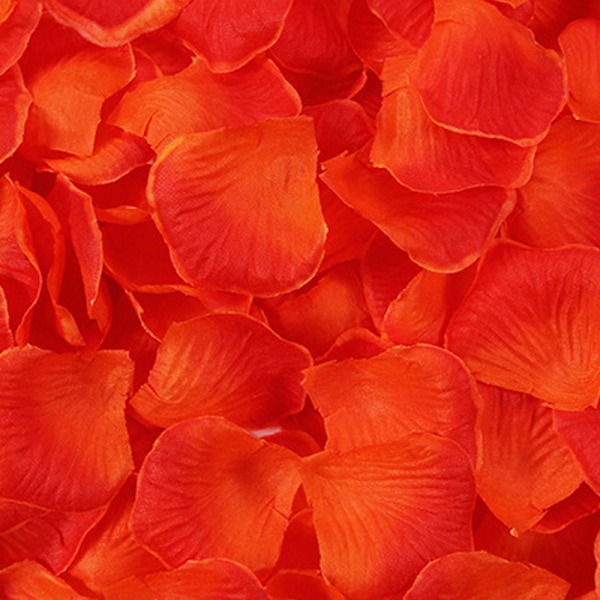 12 påsar konstgjorda rosenblad, non-woven blomblad för