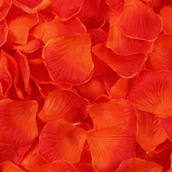 12 poser kunstige roseblader, ikke-vevde blomsterblader for