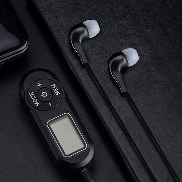 SWDSTP Personlig FM Walkman Radio, Mini Digital Tuning Bærbar