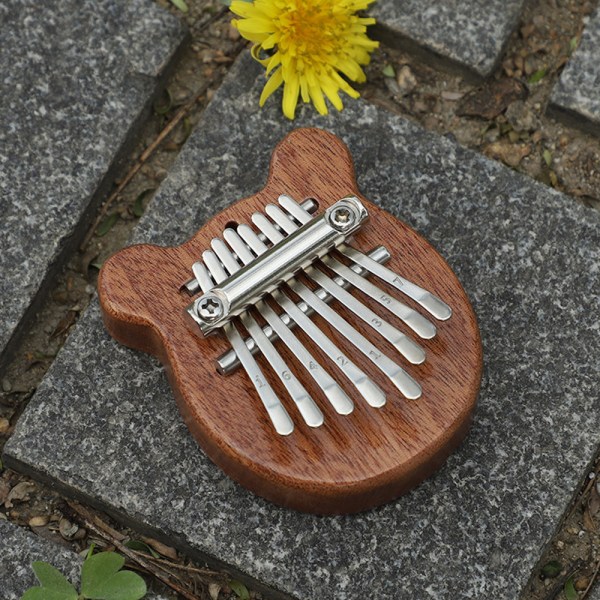 8-näppäiminen mini-kalimba, hieno peukalopiano, marimba, musiikki