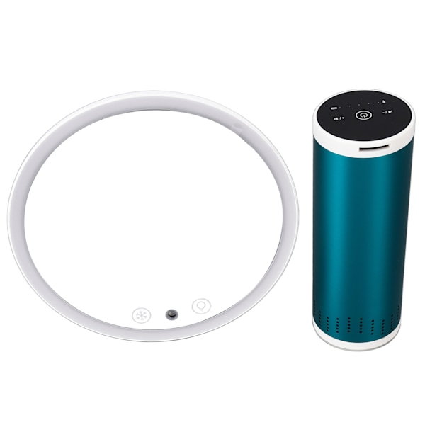 Justerbar sminkspegel med belysning, Bluetooth och förstoring, uppladdningsbar sminkspegel erbjuder tre färglägen för optimalt ljus