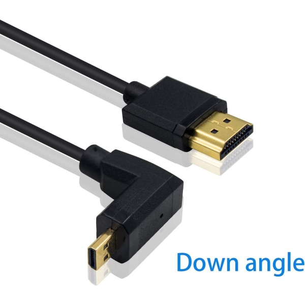 HDMI til standard HDMI-kabel, Micro HDMI til HDMI-spolet kabel,