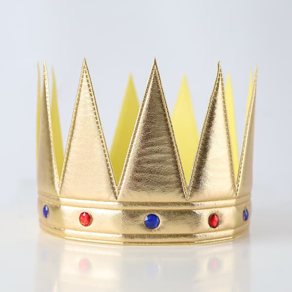 Halloween Barnas Dag Rollespill Lille Havfrue Prinsesse og Prins Alec Kostyme Triangular Crown One size fits all