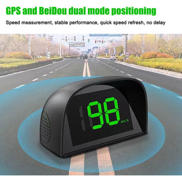 Bil Head Up Display GPS Digital hastighetsmätare för bilar lastbilar