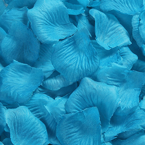 1200 st konstgjorda rosenblad, non-woven blomblad för