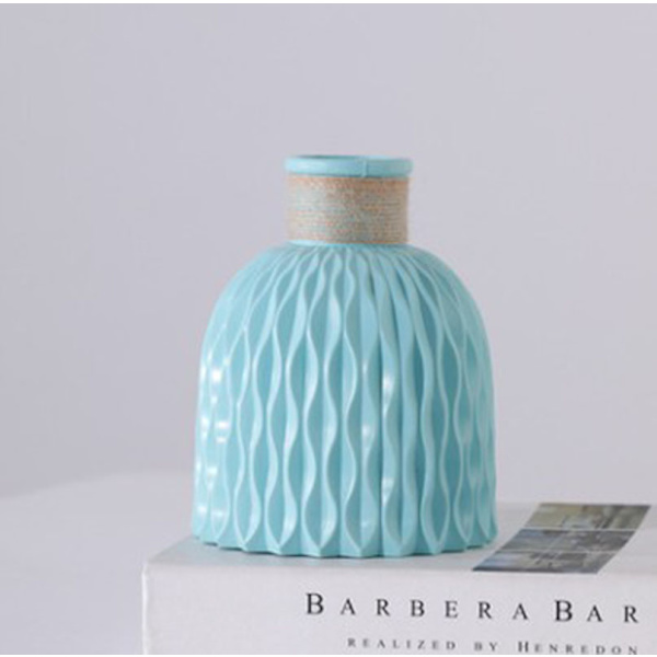 King Style Nordisk Vase, Kunststof Vasen til Blomster, Moderne
