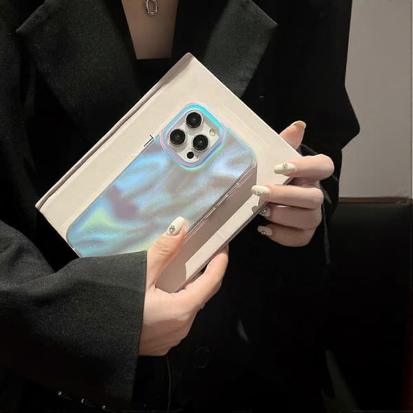 For iPhone 15 Pro Max Phone Case TPU+PC Anti-fall Back Cover