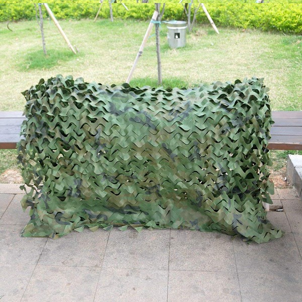 Rullkamouflagenät för jakt, militär dekoration, solskydd, 1,5 m x 10 m (4,9 fot x 32,8 fot)