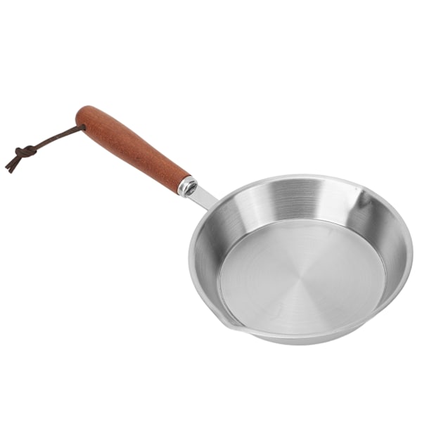 12cm rustfritt stål stekepanne non-stick egg panne stekepanne for husholdning restaurant induksjon komfyr