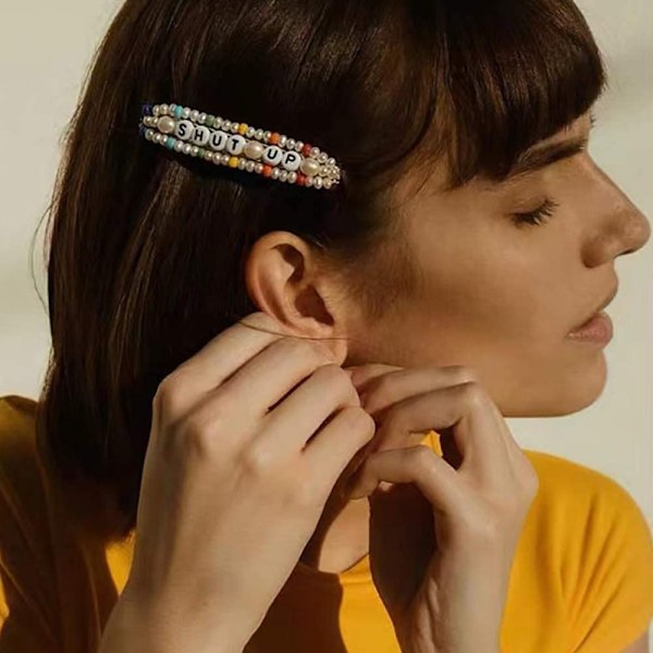 Naisille ja tytöille korujen tekemiseen DIY-rannekoru kaulakoru hiusklipsi