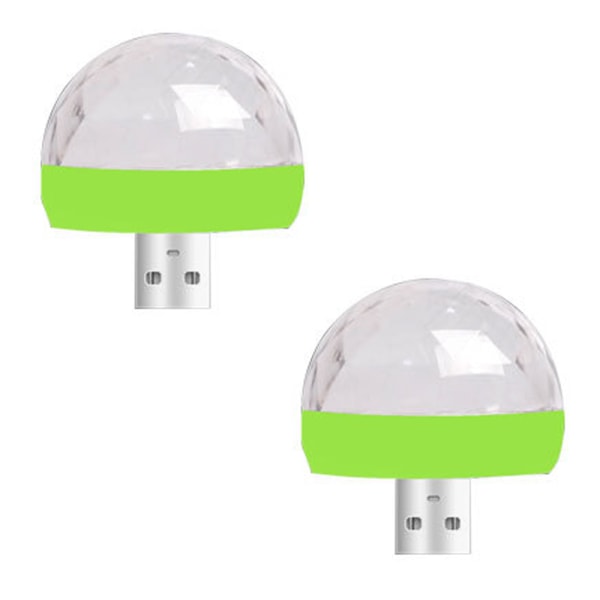 USB Mini Disco Light, Party Lights Ball Sound Aktiveret, DJ Disc
