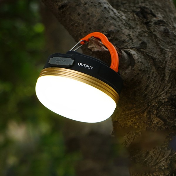 LED-camping och nödlampa Det ljusa mångsidiga tältet Ligh orange