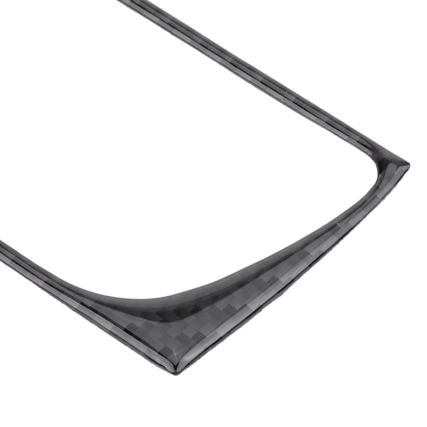 Kolfiberkonsol Luftkonditioneringsutlopp Vent Ram Cover Trim för Audi A4 (B8) 2007-2016
