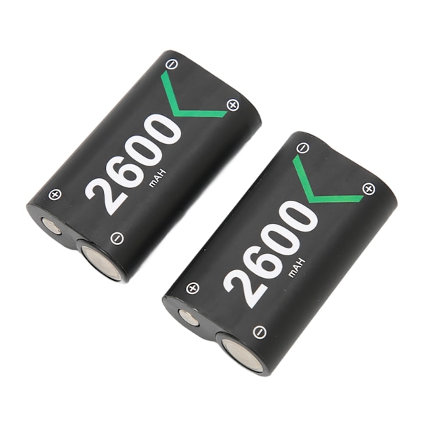 Uppladdningsbart batteripaket för Xbox One 2x2600mAh batteri med laddstation för Xbox One S för Xbox Series X S