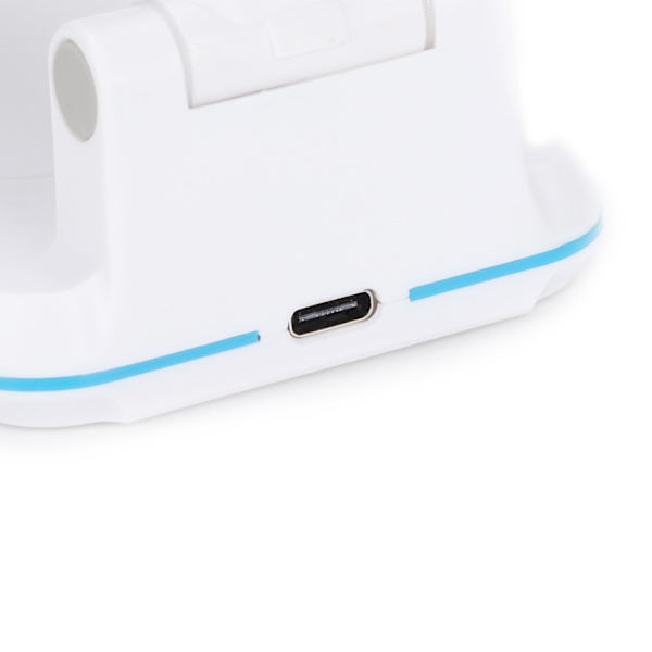 T6 Foldable Trådløs Lader Enkelt Ladestasjon for Mobiltelefon og Nettbrett Hvit