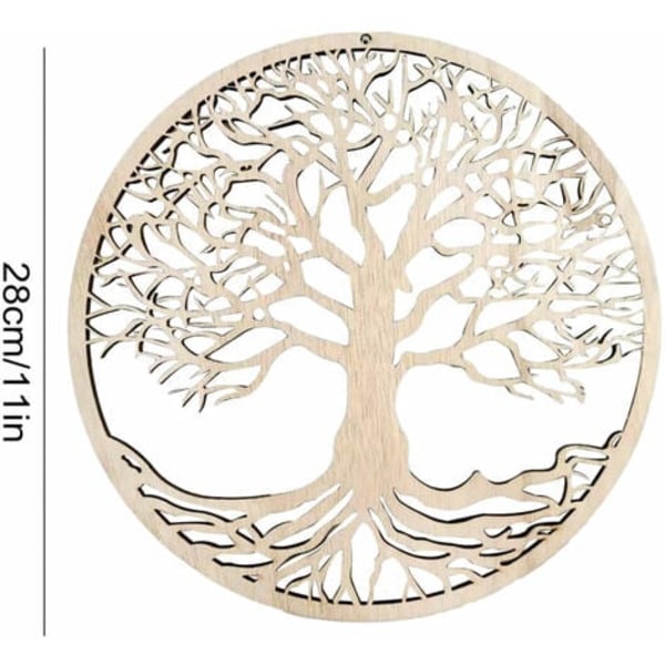 Tree Of Life Wall Decor Wooden Hanging Artwork Home Decoration