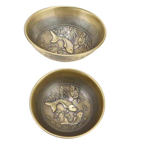 Retro Home Røgelse Brænder Kobber Legering Røget Røgelse Brænder Holder til Studieværelse Indgangshal, Bronze