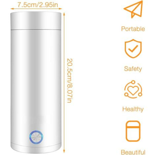Elektrisk kedel, 400ML rejse elektrisk kedel, 3 i 1 mini