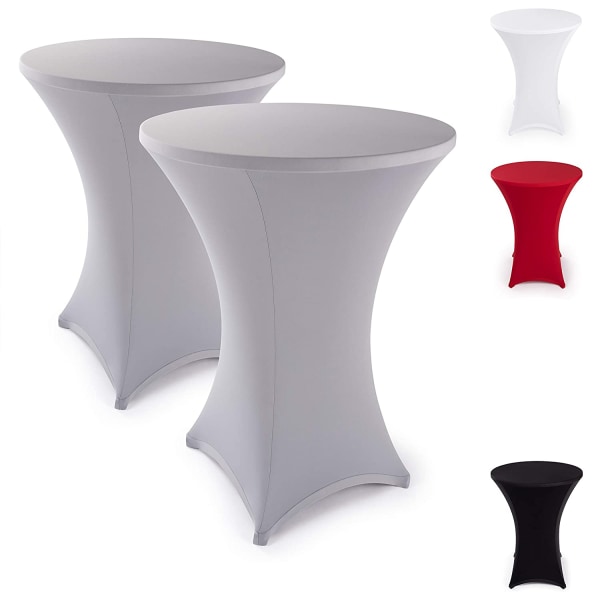 2-pack stretchöverdrag för ståbord - Eleganta ståbordsöverdrag
