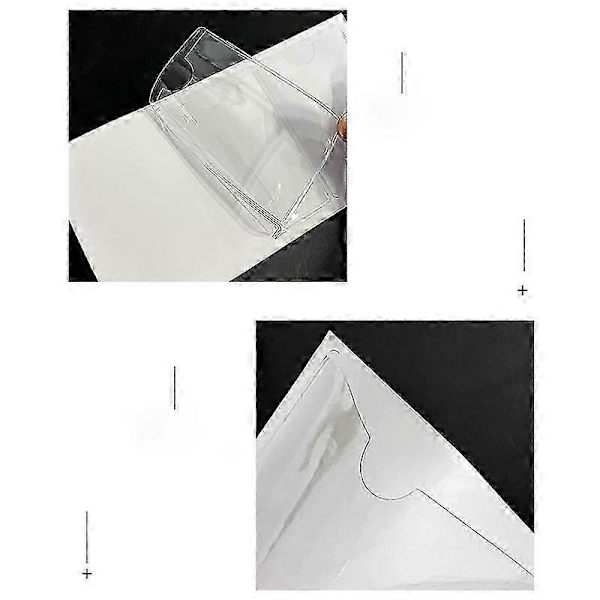 Self-adhesive label pockets Transparent label holders 10-pack L